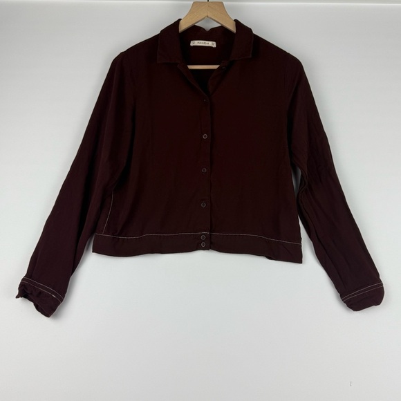 Pull & Bear “Jungle Fever” Button-Up Shirt – Women’s Medium - Picture 1 of 5